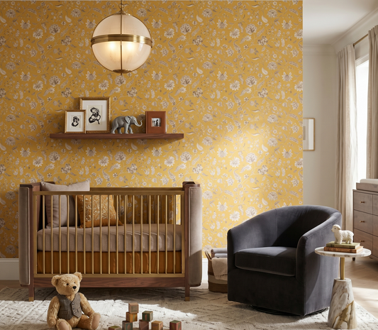Nursery Wallpaper: Tips & Ideas to Create a Calm & Creative Nursery