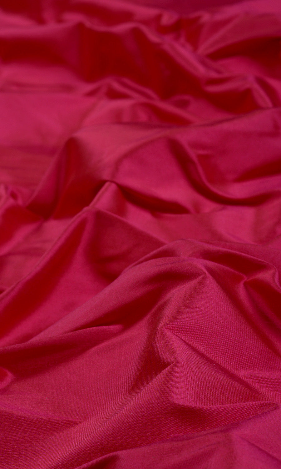 Shantung Silk Home Textile Fabric Material Sample (Ruby Pink)