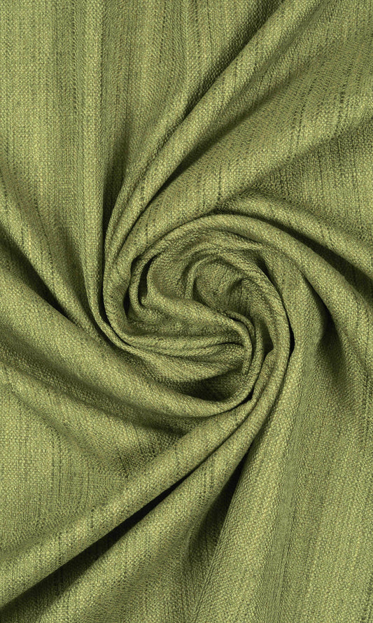 Textured Faux Silk Home Décor Fabric By the Yard (Green)
