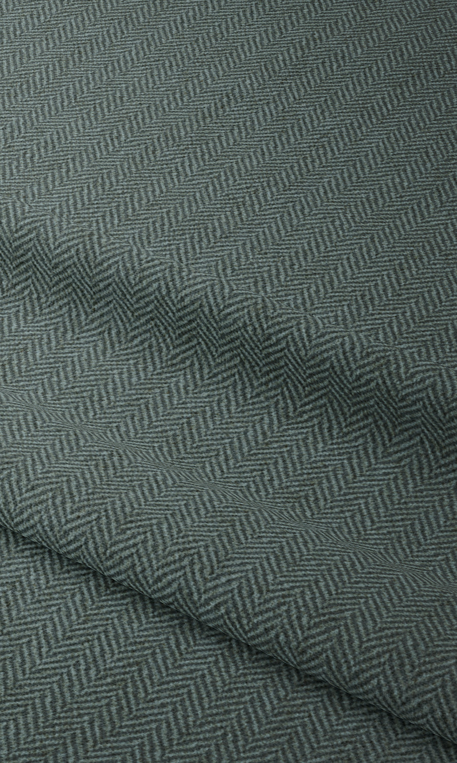 Herringbone Textured Home Textile Fabric Material By the Yard (Blue)
