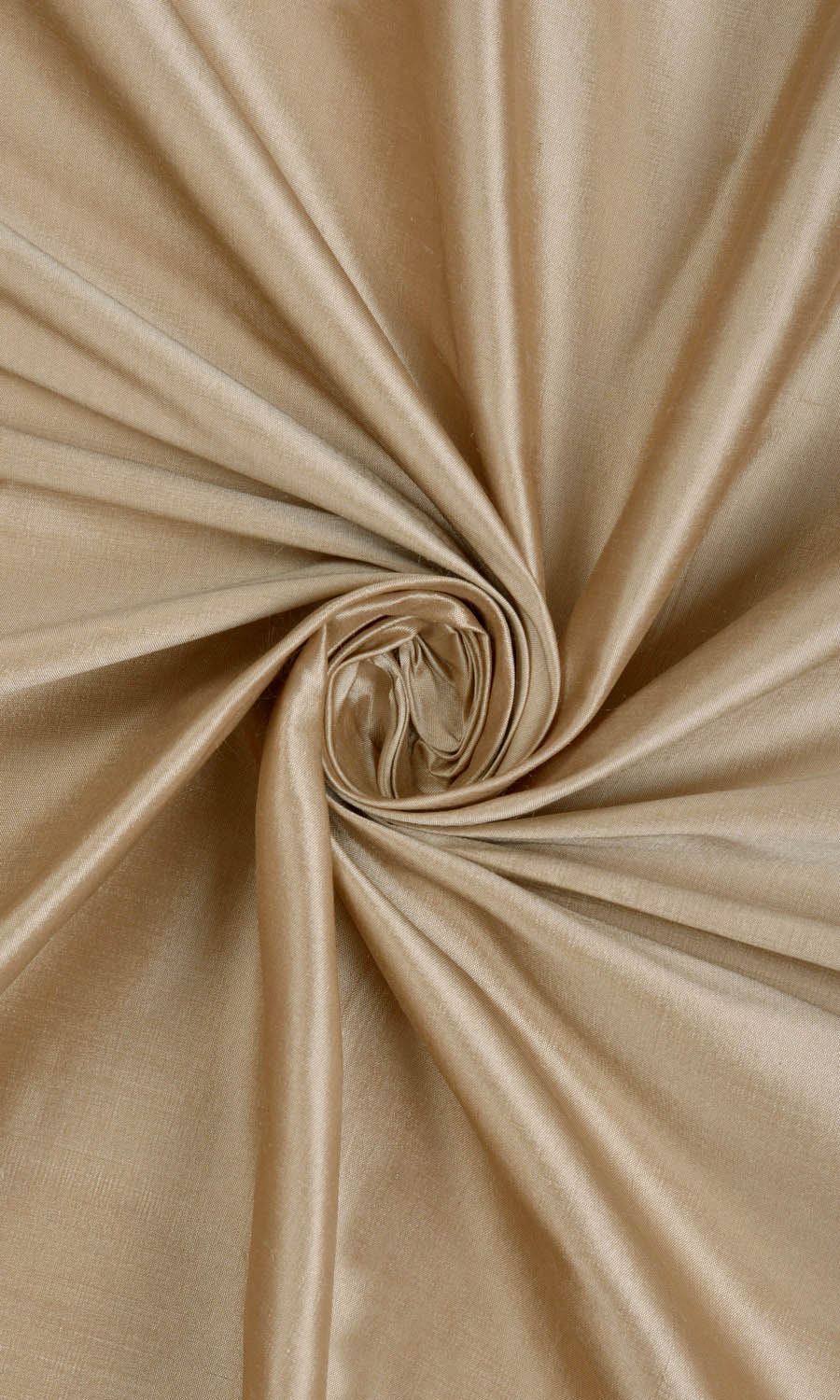 Shantung Silk Home Décor Fabric Sample (Peanut Brown)
