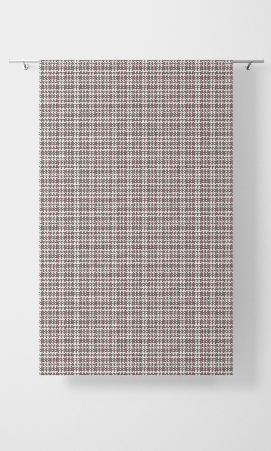 Check Patterned Free Fabric Material Sample (Plum Purple)