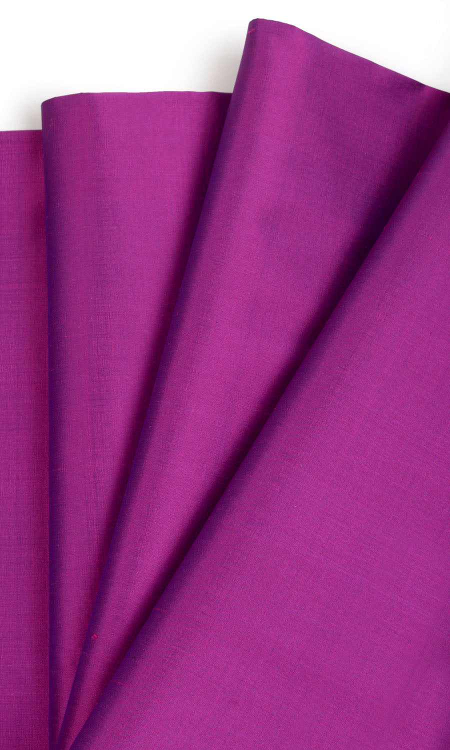 Shantung Silk Free Fabric Material Sample (Fuchsia Pink/ Purple)