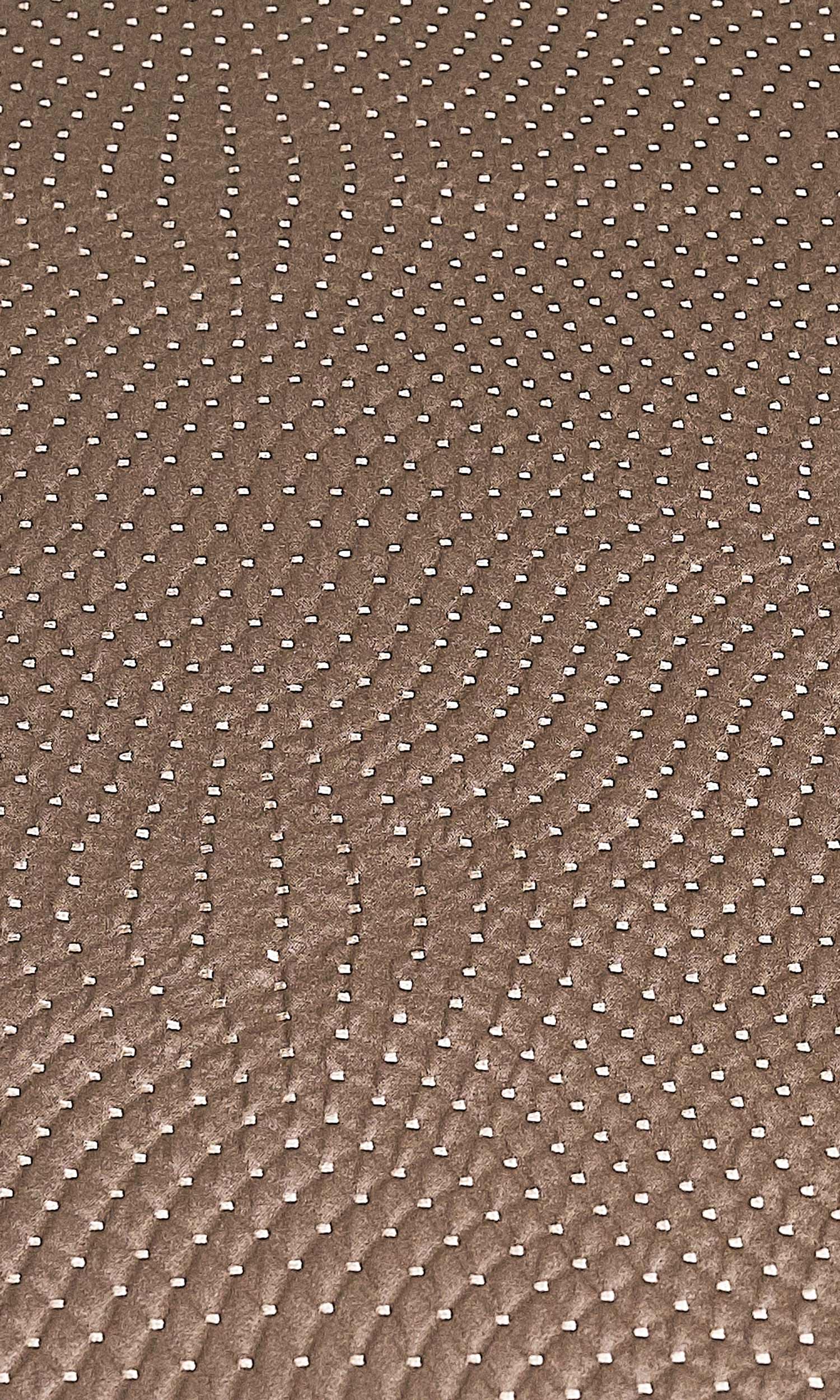 Silk-Blend Home Textile Fabric Material Sample (Caramel Brown)