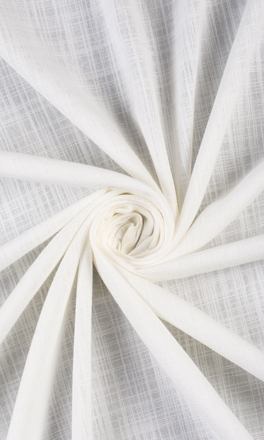 Semi-Sheer Home Décor Fabric Sample (White)