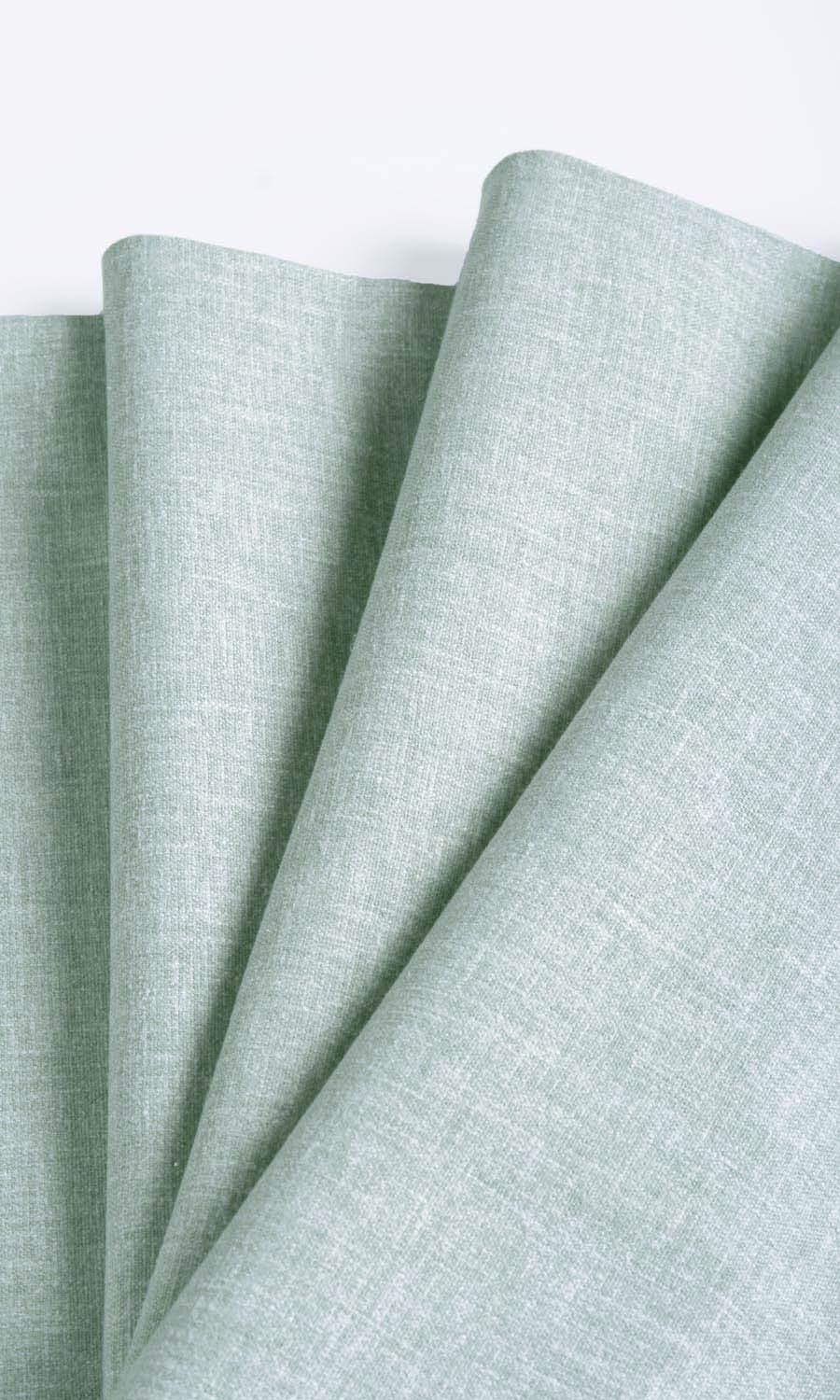Poly-Cotton Blend Home Décor Fabric By the Yard (Mint Blue/ Green)