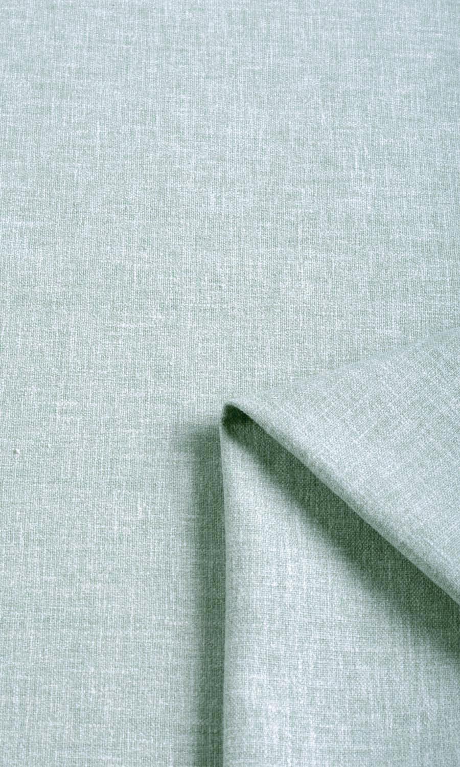 Poly-Cotton Blend Fabric Material By the Yard (Mint Blue/ Green)