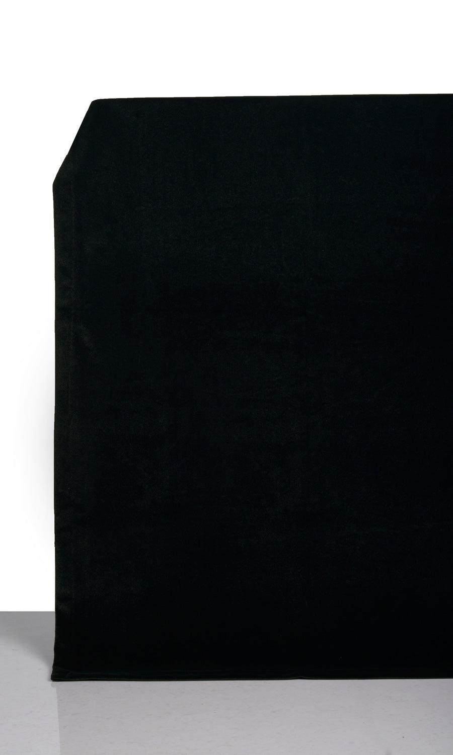 Velvet Home Textile Fabric Material By the Yard (Black)