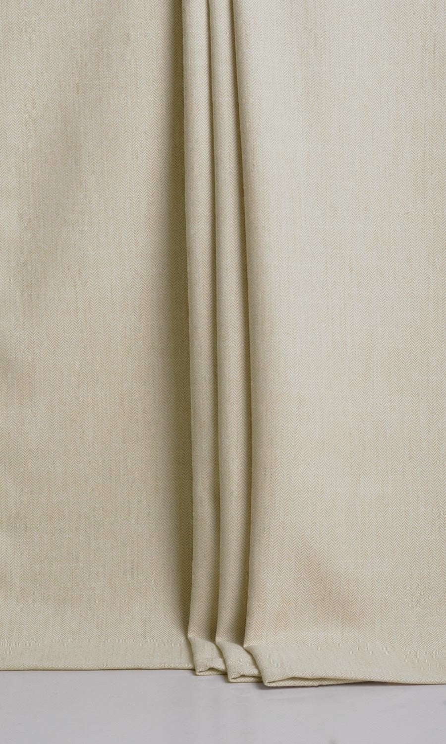 Herringbone Textured Free Fabric Material Sample (Beige)