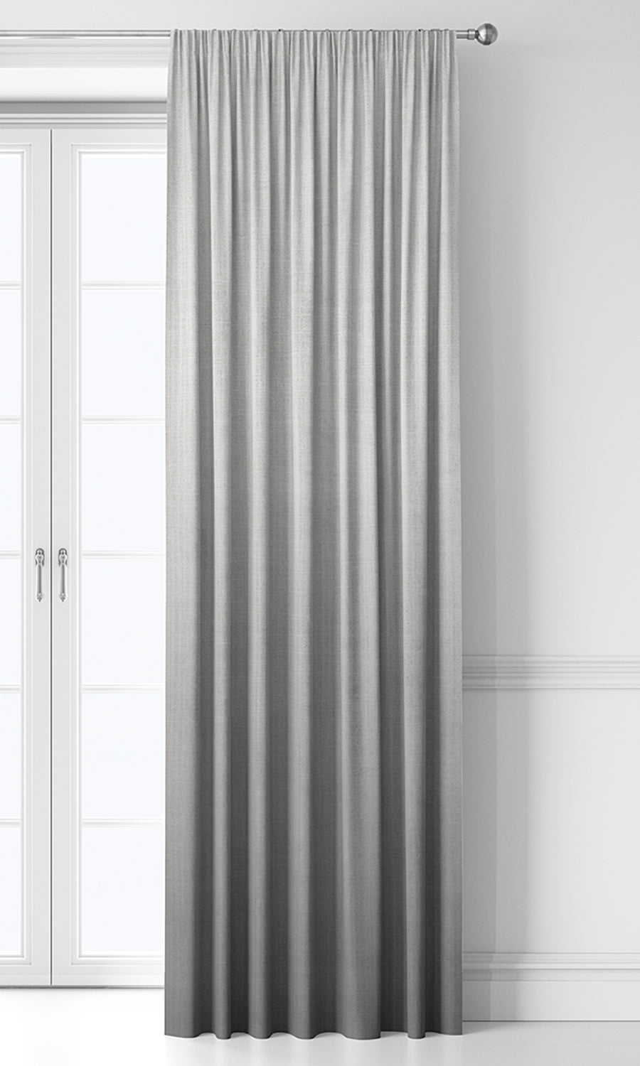 2-Tone Ombre Home Décor Fabric By the Yard (Grey)