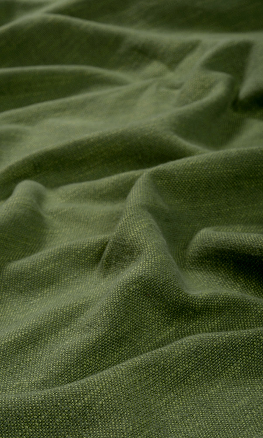 Plain Cotton Fabric By the Yard for Curtains & Drapes (Green)