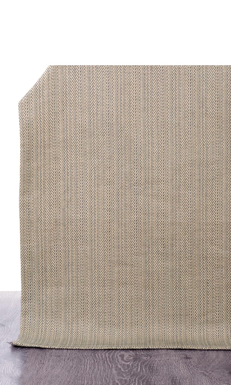 Cotton Fabric Sample for Curtains & Drapes (Blue/ Beige)