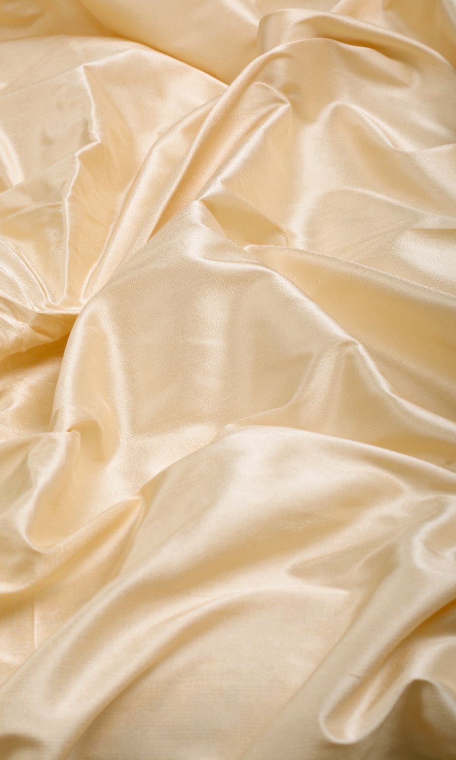 Shantung Silk Fabric Material By the Yard (Warm Ivory)