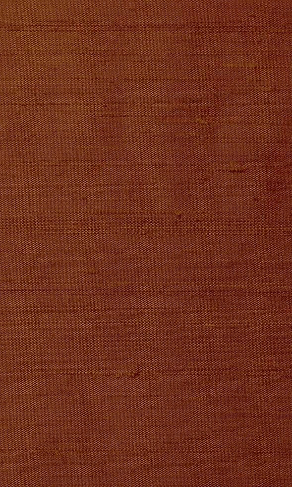 Pure Silk Home Textile Fabric Material Sample (Copper Orange)