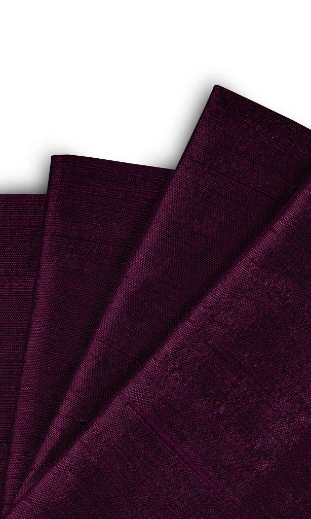 Dupioni Silk Window Treatments Fabric By the Yard (Purple/ Plum)