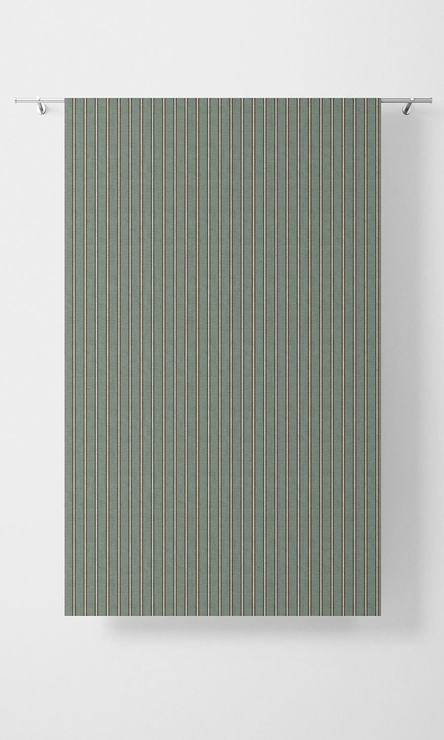 Striped Home Textile Fabric Material By the Yard (Duck Egg Blue)