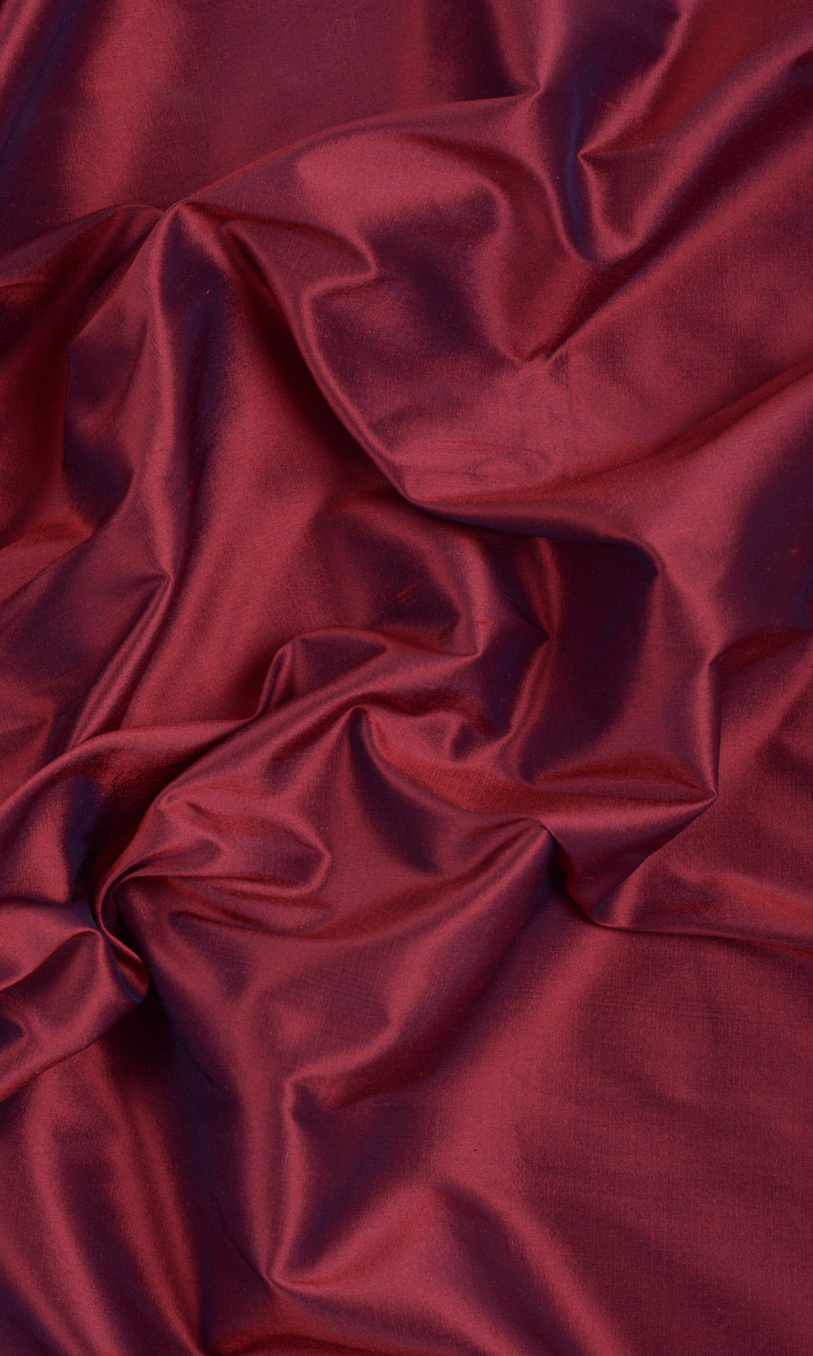 Shantung Silk Free Fabric Material Sample (Crimson Red)