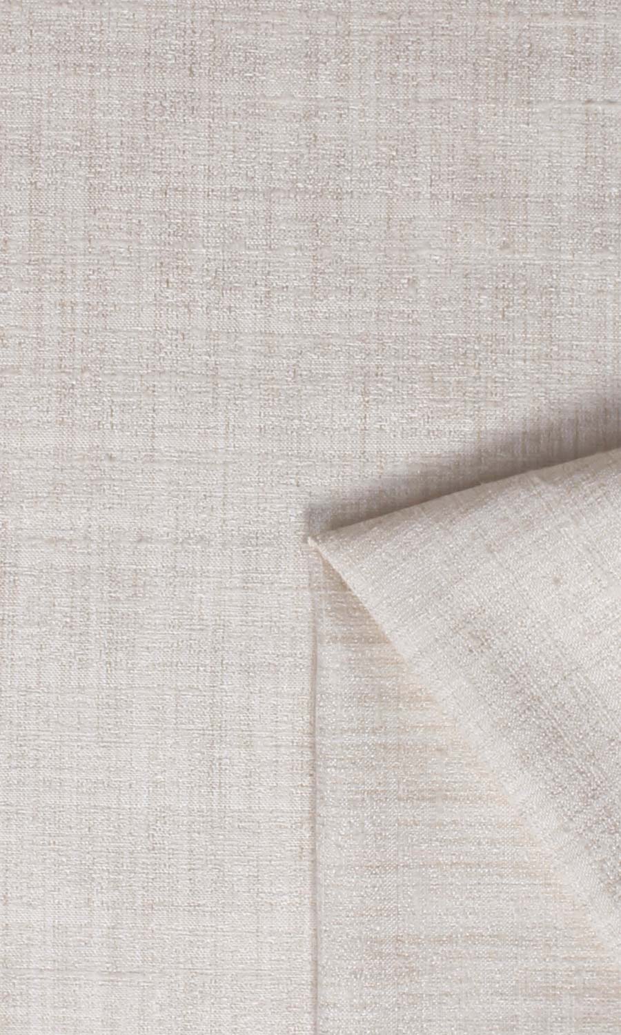 Textured Window Treatments Fabric Sample (Ivory/ Pale Beige)