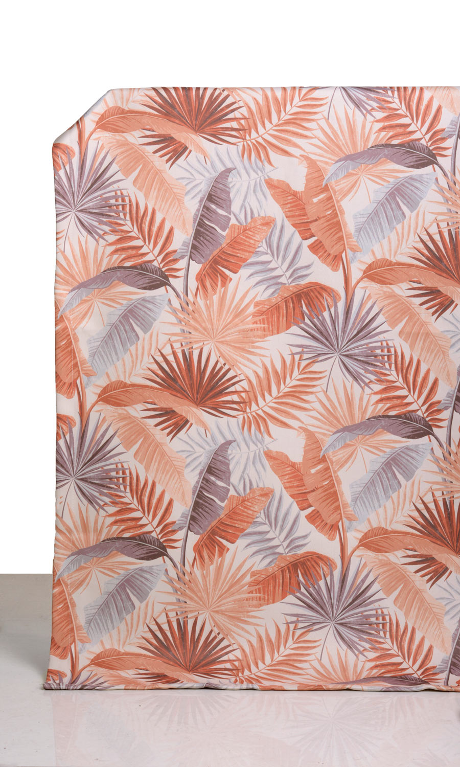 Botanical Floral Home Décor Fabric By the Yard (Burnt Orange)
