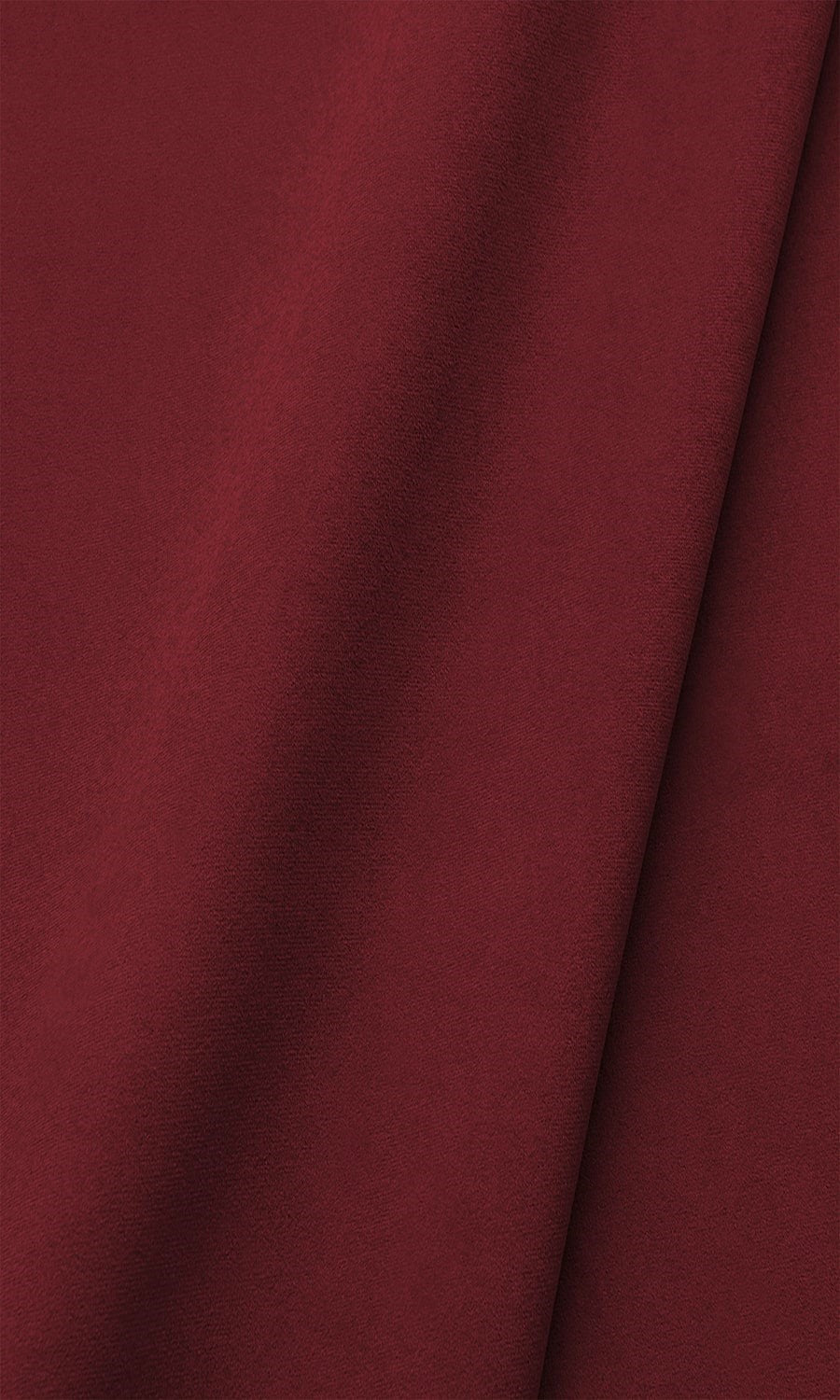 Velvet Window Treatments Fabric By the Yard (Burgundy Red)