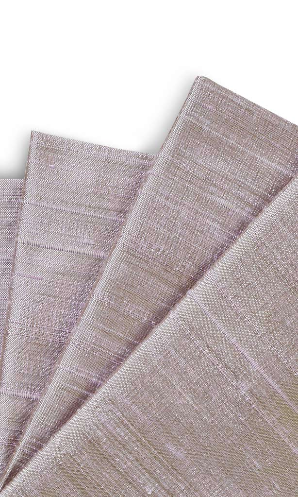 Dupioni Silk Window Treatments Fabric By the Yard (Silvery Pink)