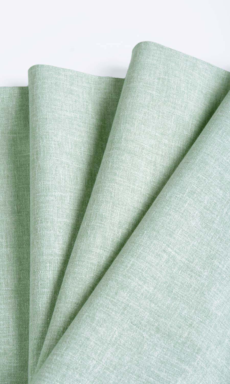 Poly-Cotton Blend Home Décor Fabric By the Yard (Mint Blue/ Green)