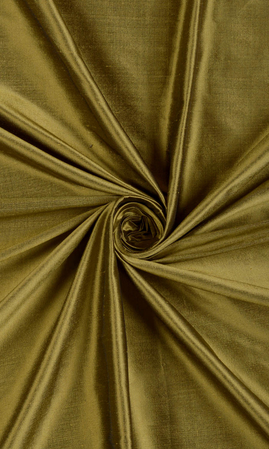 Shantung Silk Home Décor Fabric Sample (Olive Green)