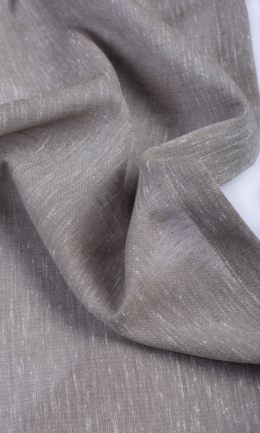 Plain Sheer Fabric Material By the Yard (Warm Grey)