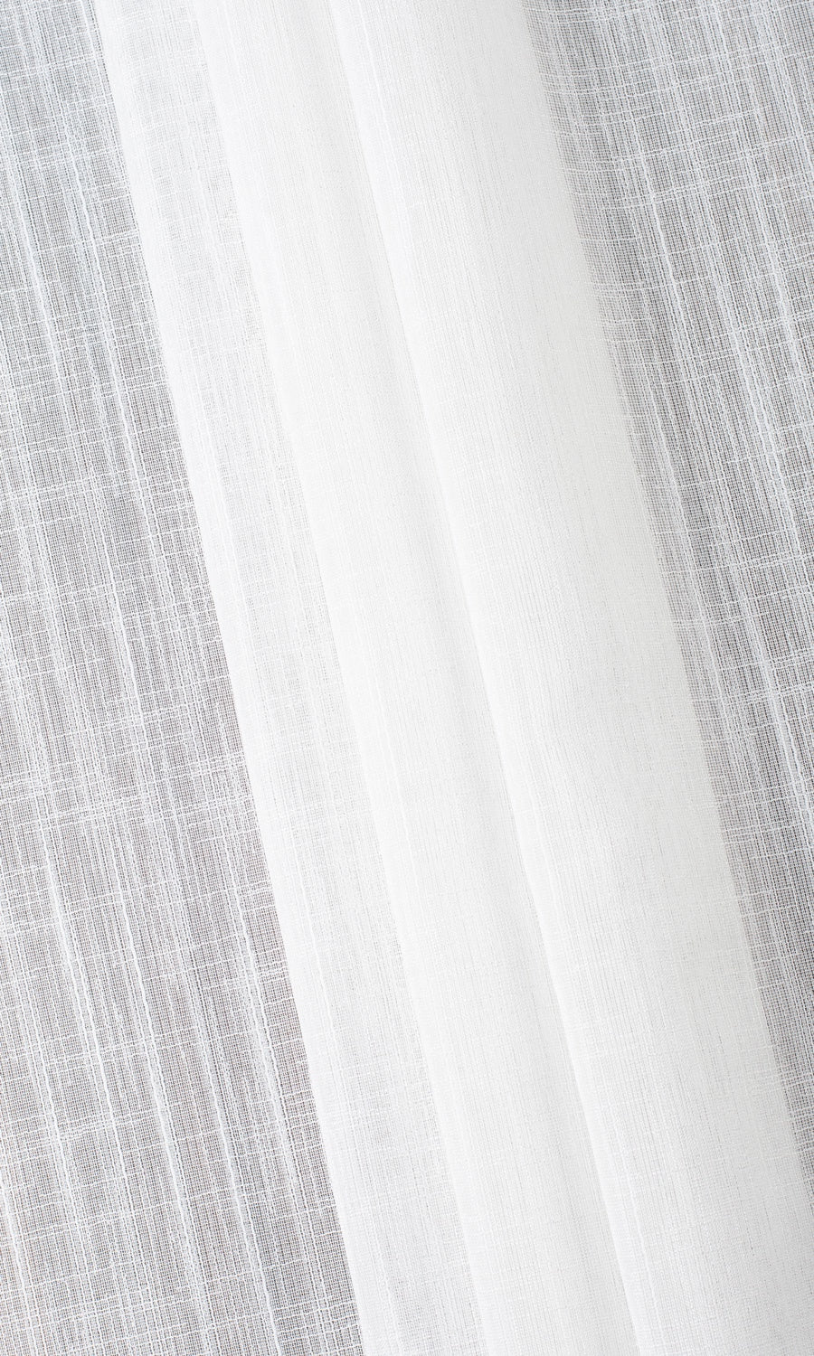 Plain Sheer Home Textile Fabric Material By the Yard (White)