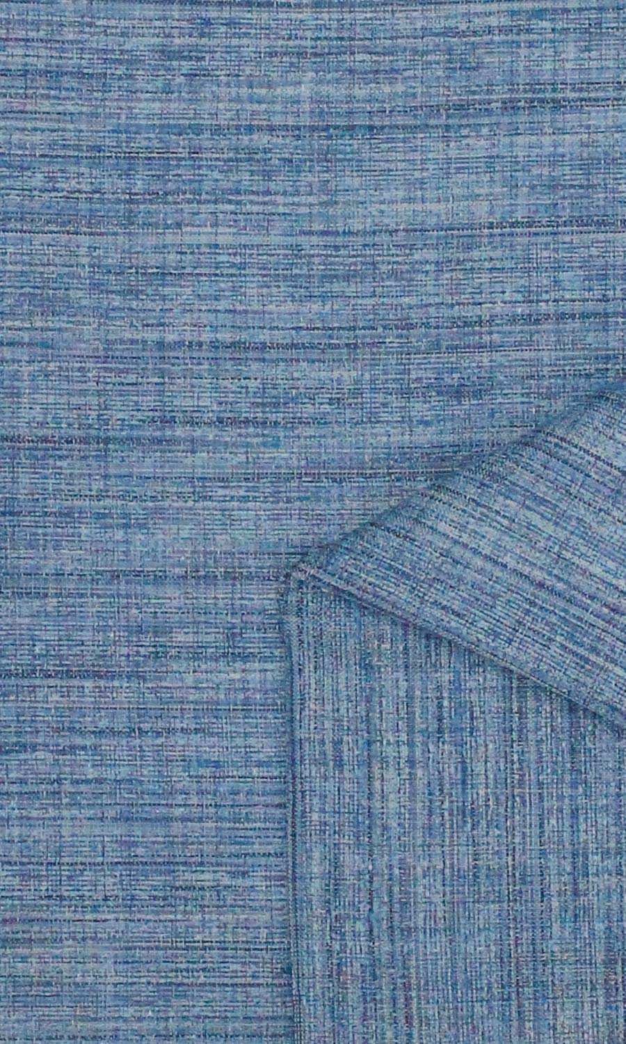 Textured Home Textile Fabric Material Sample (Denim Blue)