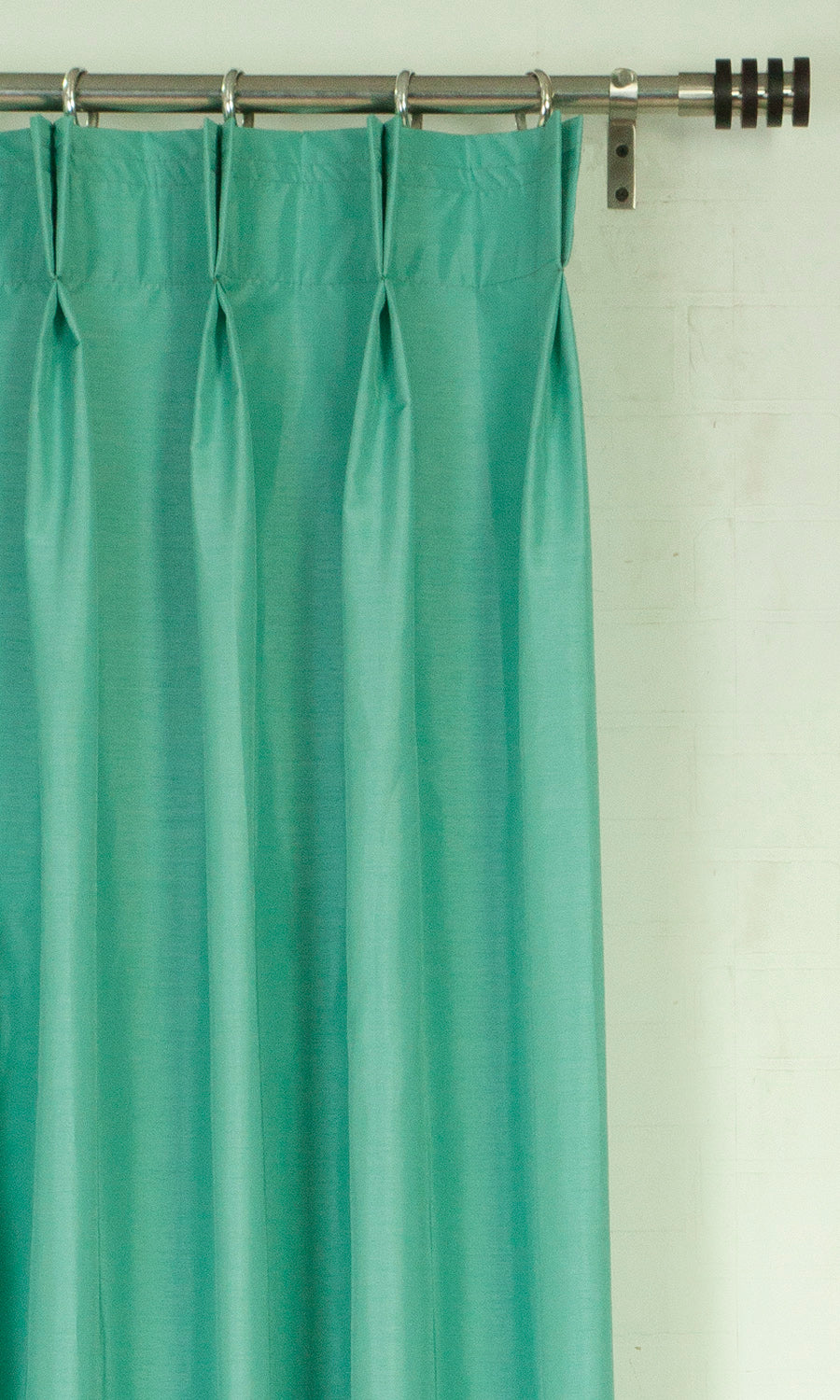 Faux Silk Home Textile Fabric Material By the Metre (Seagreen Blue)