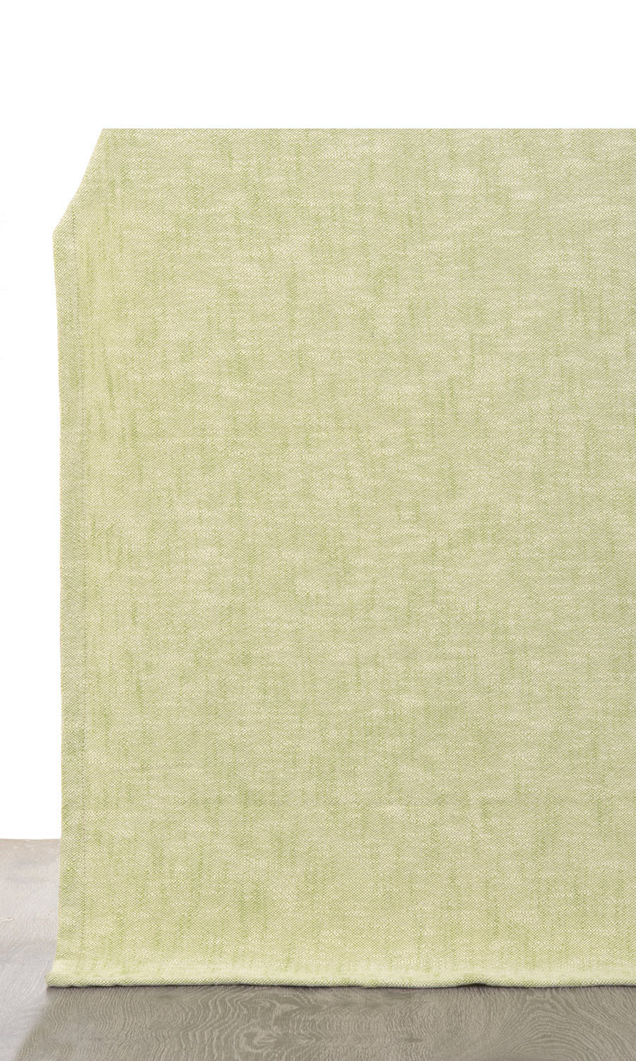 Plain Cotton Curtains (Light Green) Extra Long Short Wide