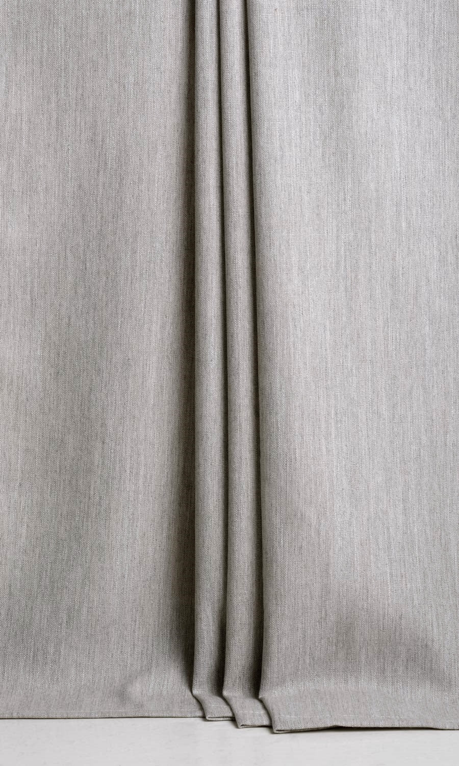 Plain Linen Texture Fabric By the Yard for Curtains & Drapes (Pale Grey)