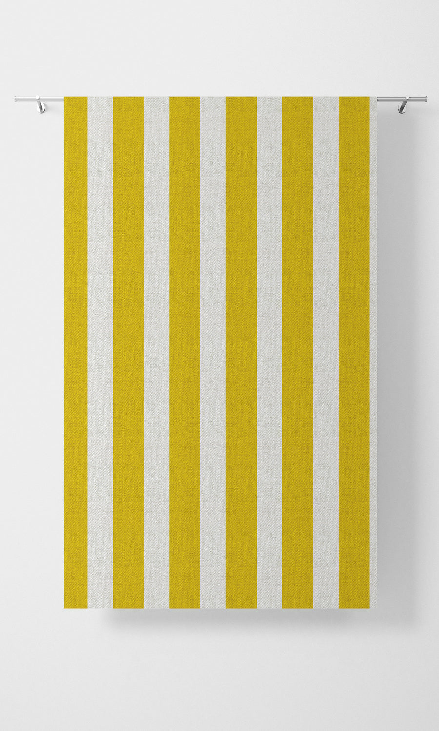 Geometric Print Fabric Material By the Metre (Sunflower Yellow)