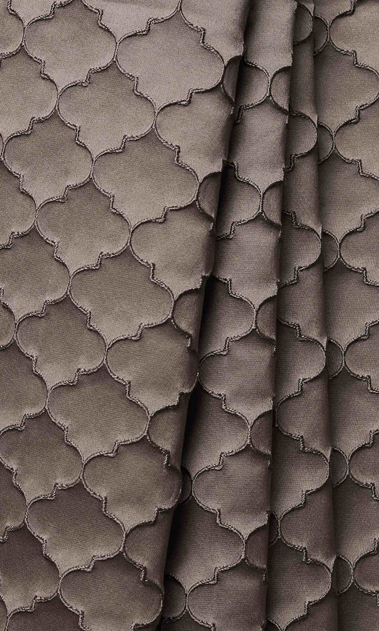 Silk Blend Home Décor Fabric By the Yard (Coffee Brown)