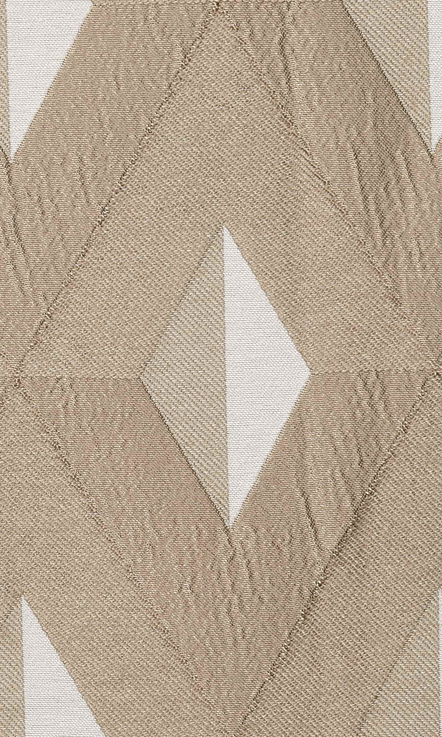 Geometric Home Textile Fabric Material By the Yard (Brown/ White)