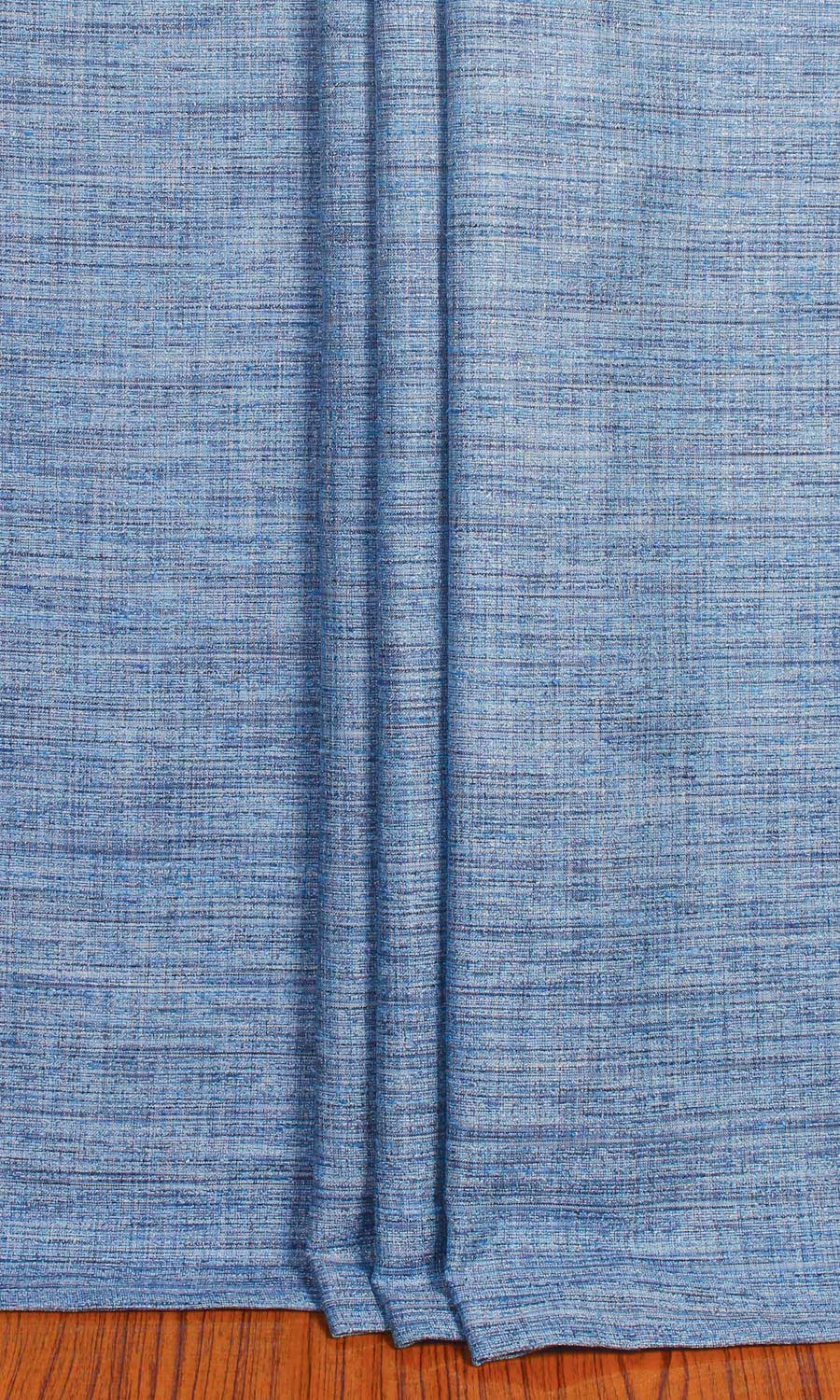 Textured Window Treatments Fabric Sample (Denim Blue)