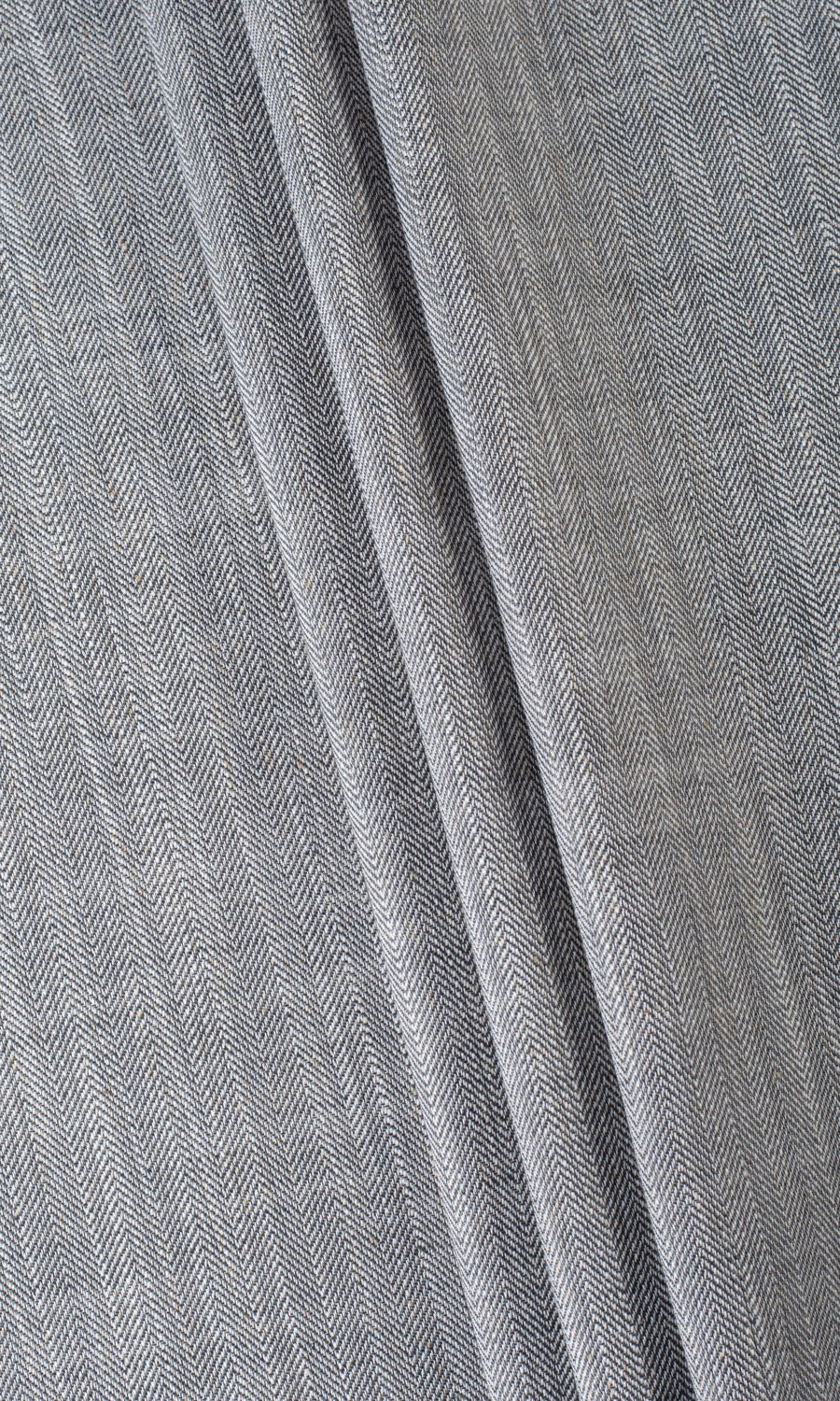 Textured Semi-Sheer Fabric Material By the Yard (Gray)