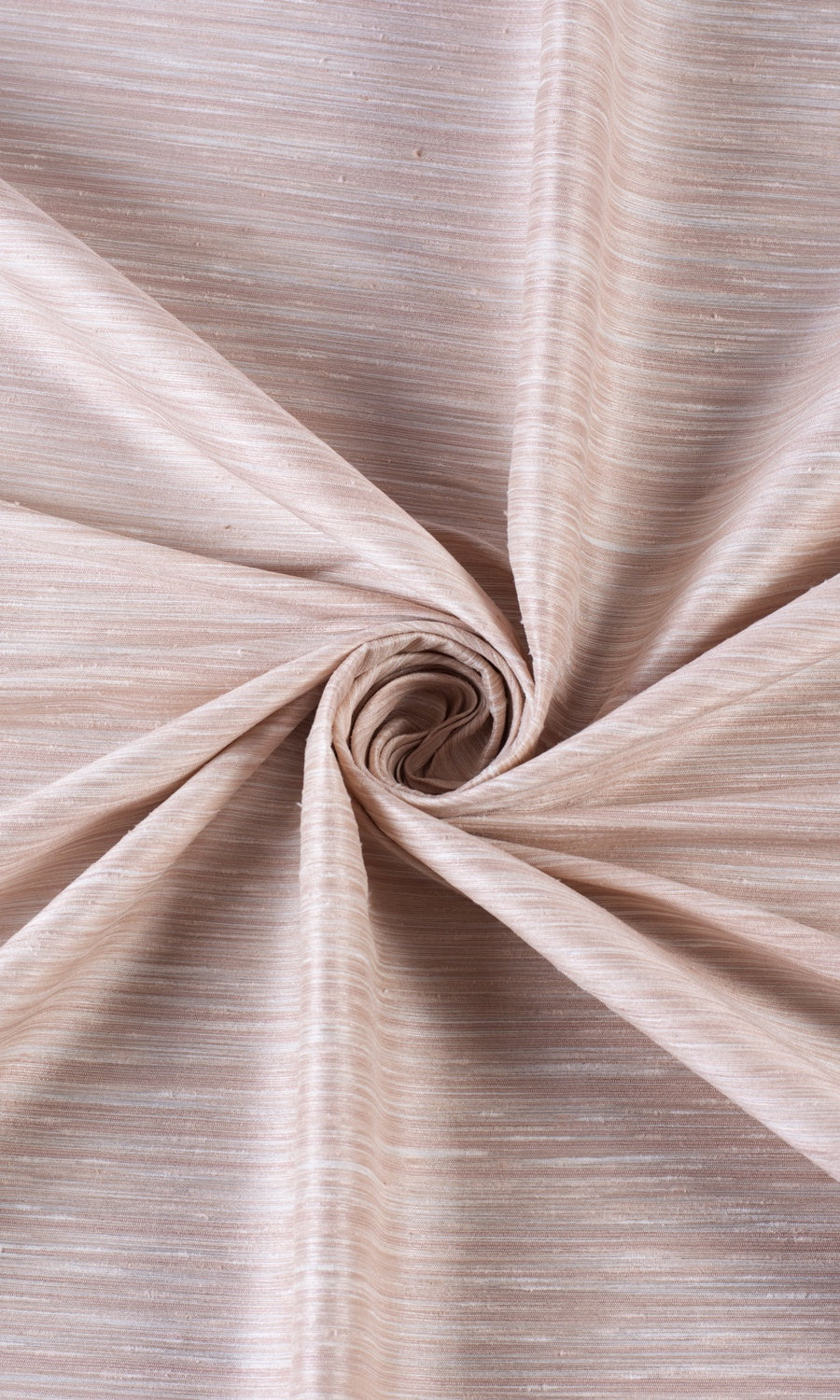 Textured Faux Silk Window Treatments Fabric By the Yard (Cavern Pink)
