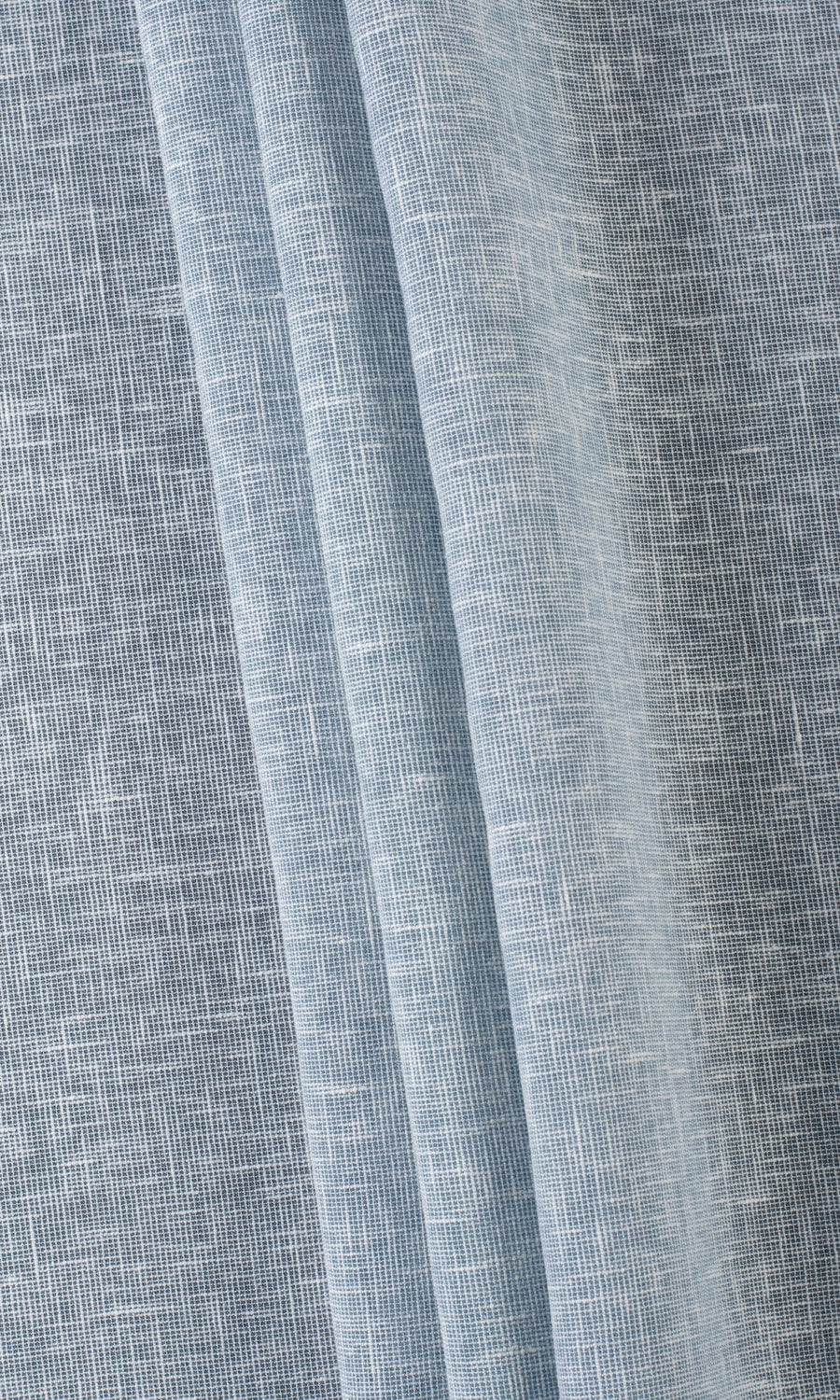 Textured Sheer Home Textile Fabric Material By the Yard (Blue)