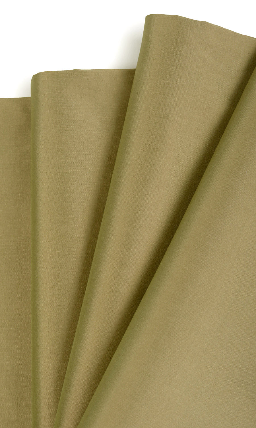 Shantung Silk Home Textile Fabric Material Sample (Moss Green)