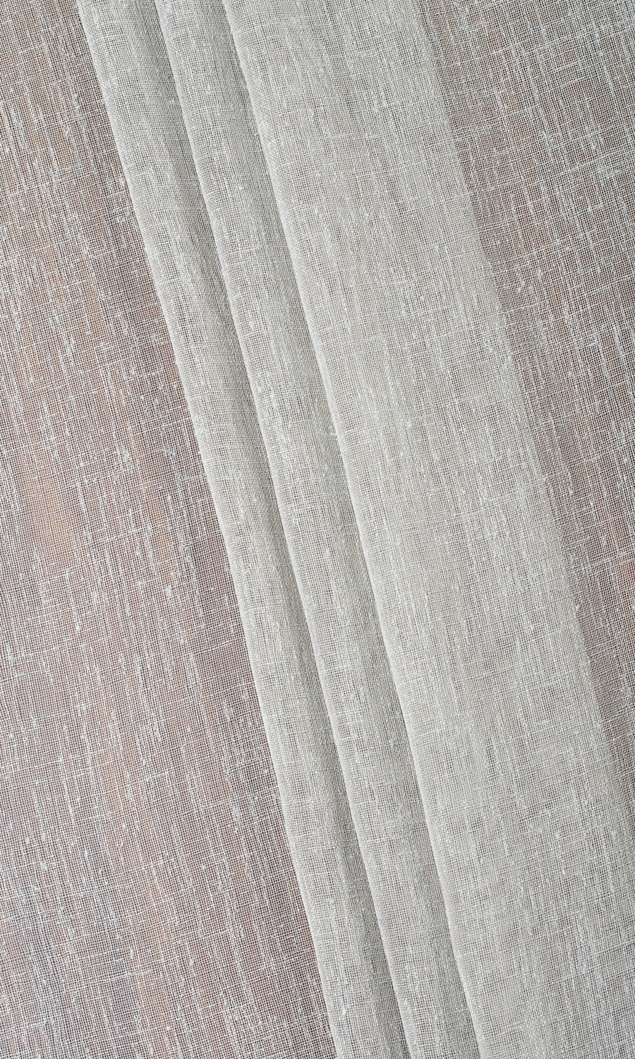 Textured Sheer Home Textile Fabric Material By the Yard (Dove Grey)