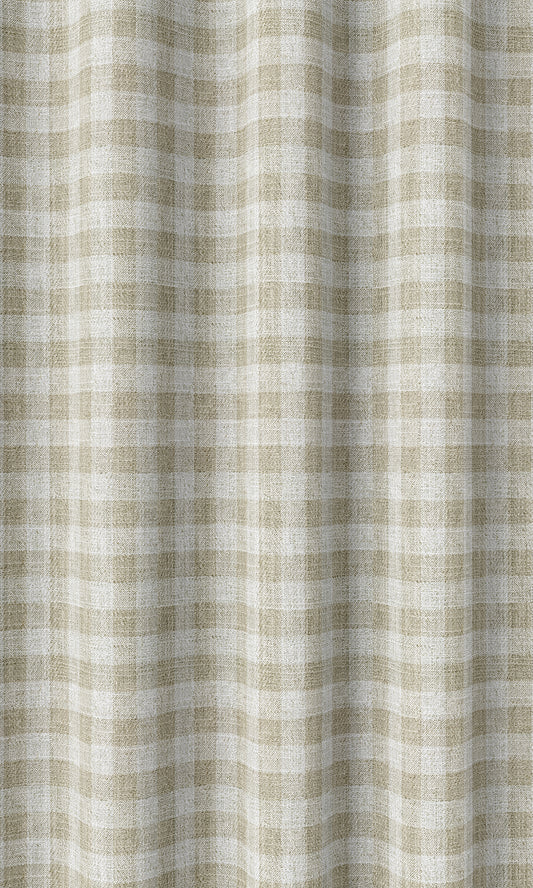 Modern Striped Home Décor Fabric By the Yard (Beige/ White)