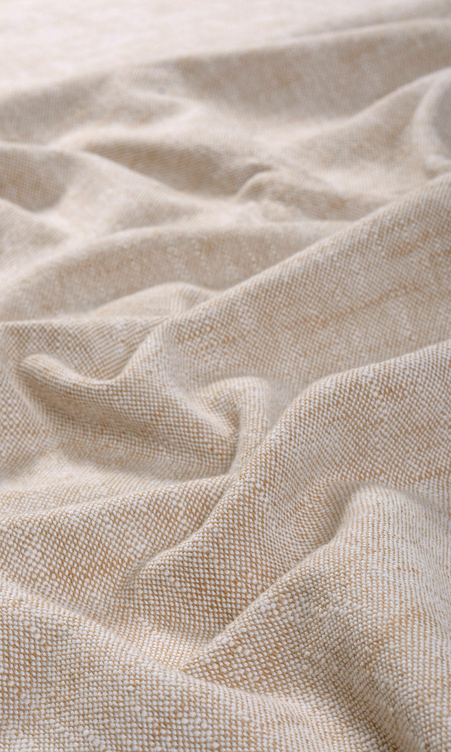 Plain Cotton Fabric By the Yard for Curtains & Drapes (Natural Oatmeal Beige)