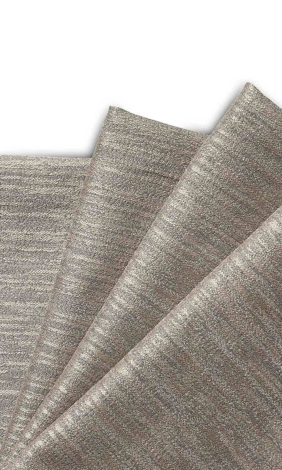 Textured Home Textile Fabric Material By the Yard (Grey-Brown)