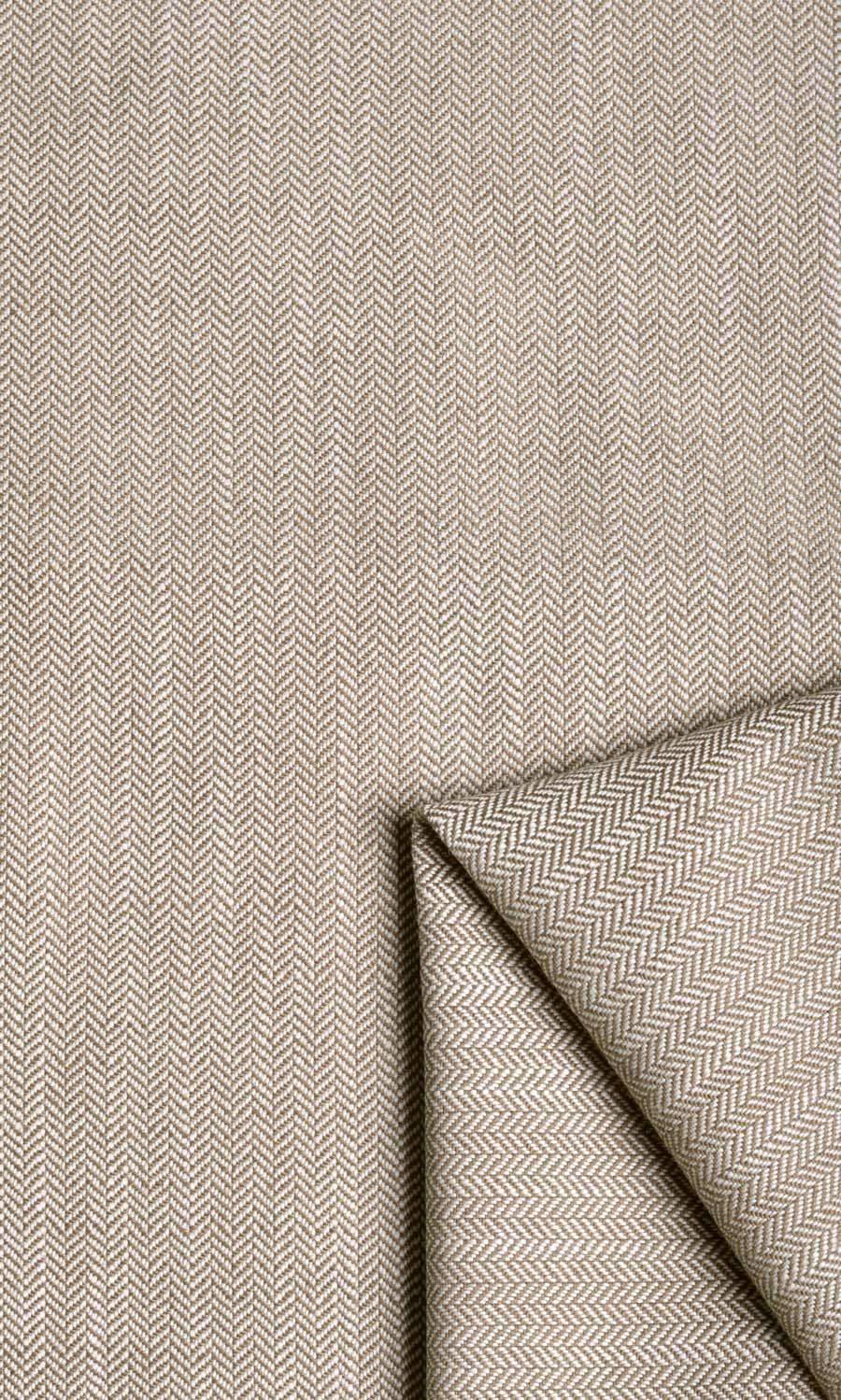 Herringbone Textured Free Fabric Material Sample (Cedar Brown)
