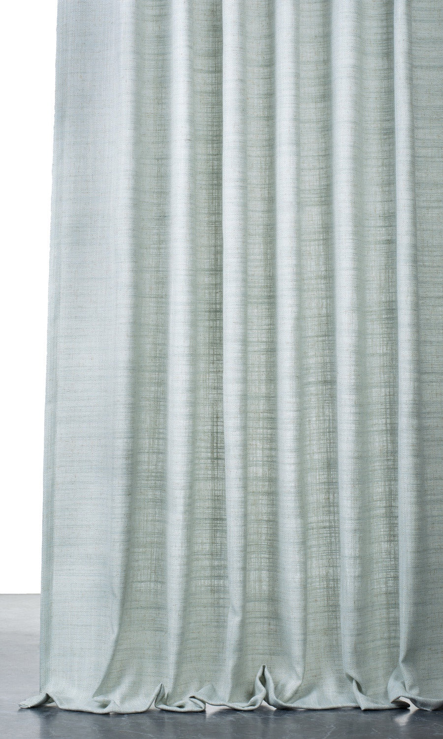 Linen Texture  Home Textile Fabric Material Sample (Powder Blue)