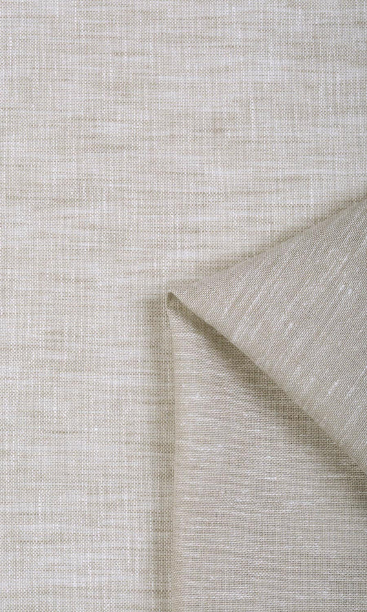 Linen Sheer Home Décor Fabric By the Yard (Creamy Beige)