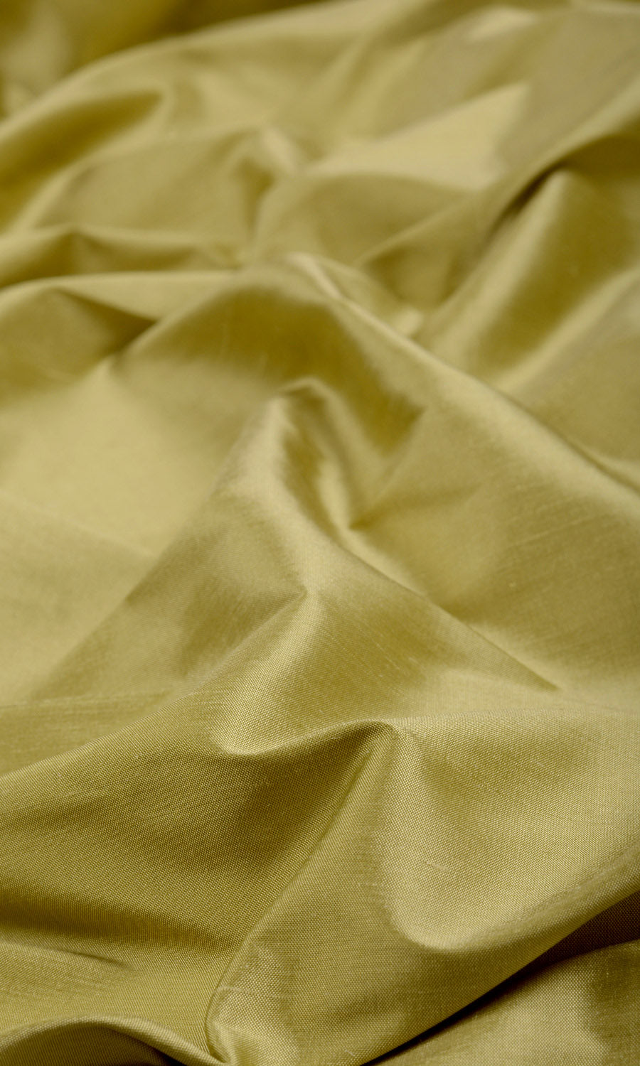 Shantung Silk Free Fabric Material Sample (Warm Green)