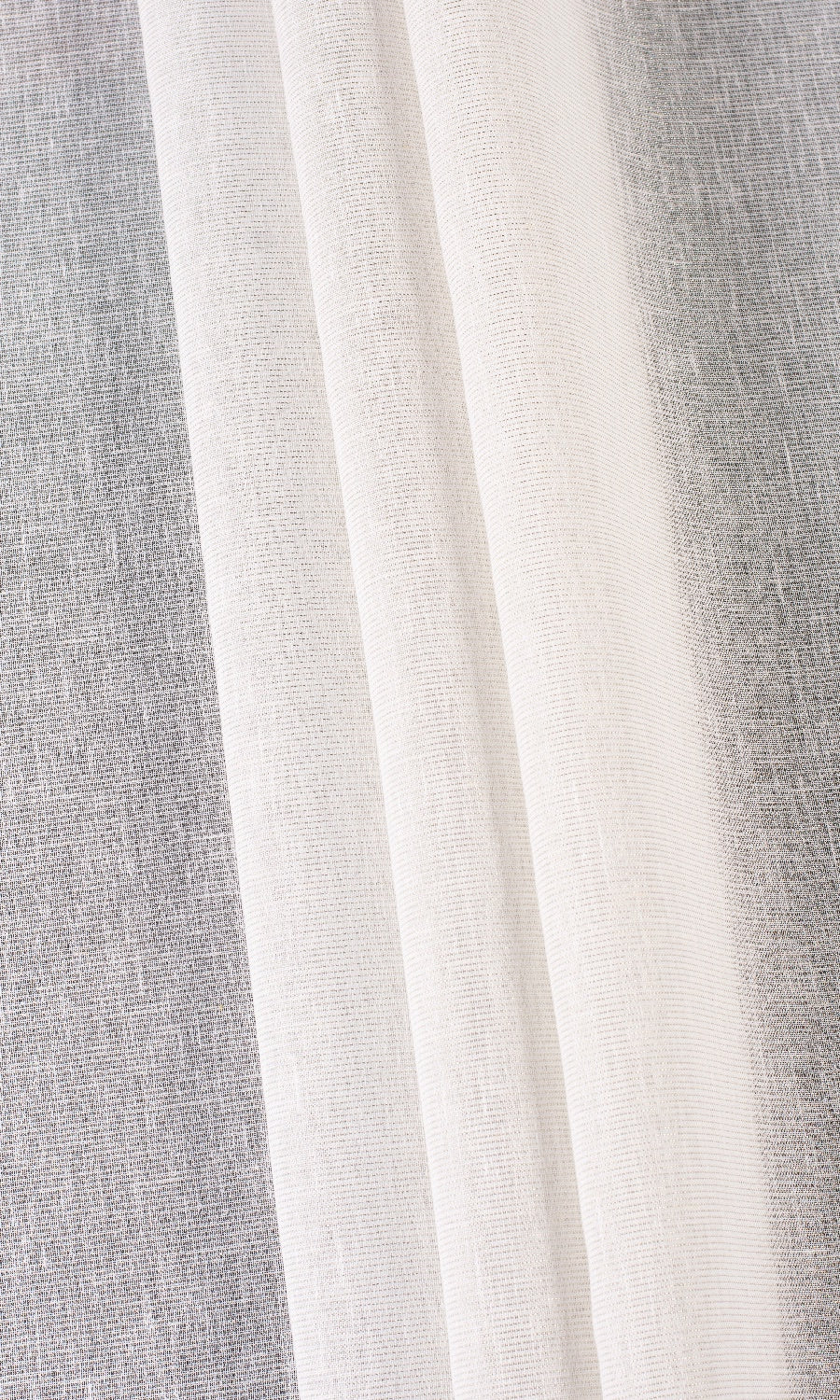 Sheer Fabric Material By the Yard (Creamy White)